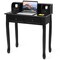 2-Tier Home Computer Desk with 4 Storage Drawers and Removable Tabletop